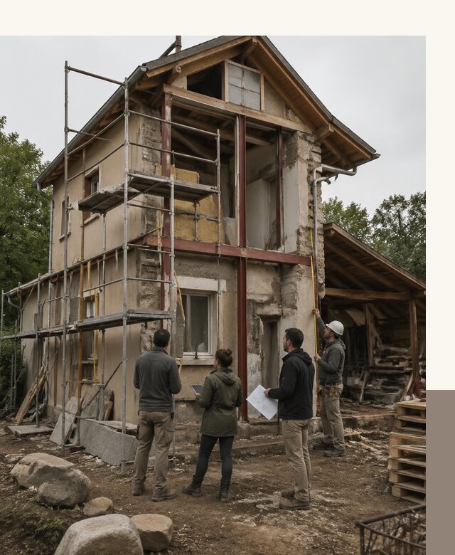 Реконструкция загородного дома под ключ в Краснодаре от бюро
