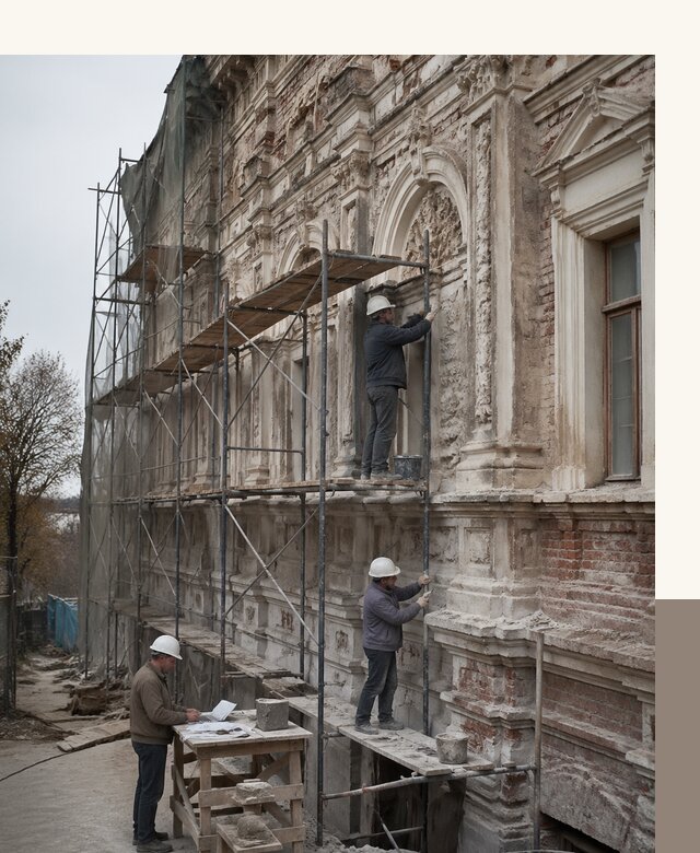 Реставрация объектов культурного наследия под ключ в Краснодаре